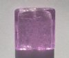 1 25x25x7mm Alexandrite with Foil Lampwork Flat Square